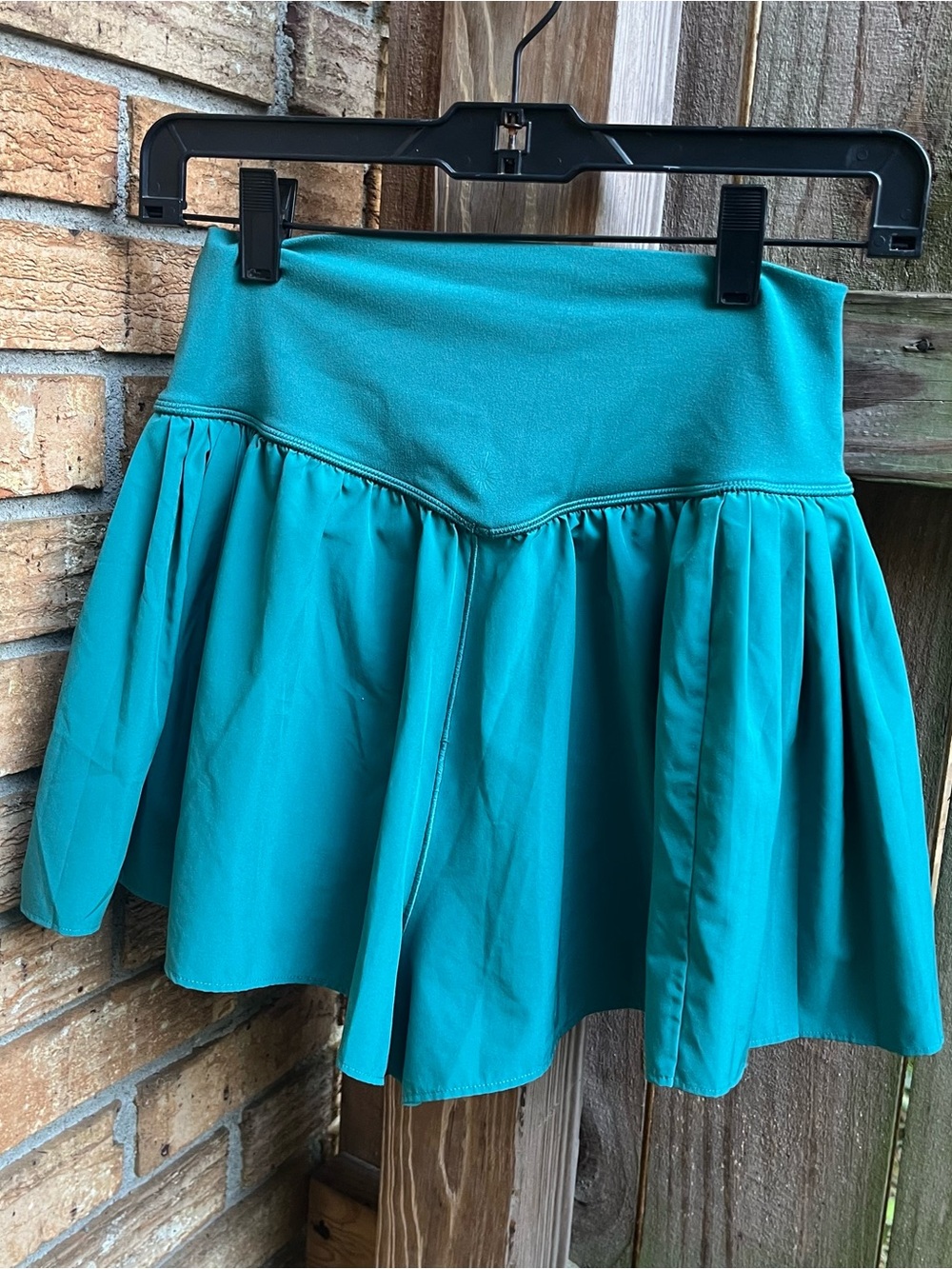 Offline by Aerie Teal Athletic Flowy Shorts - Picture 3 of 3